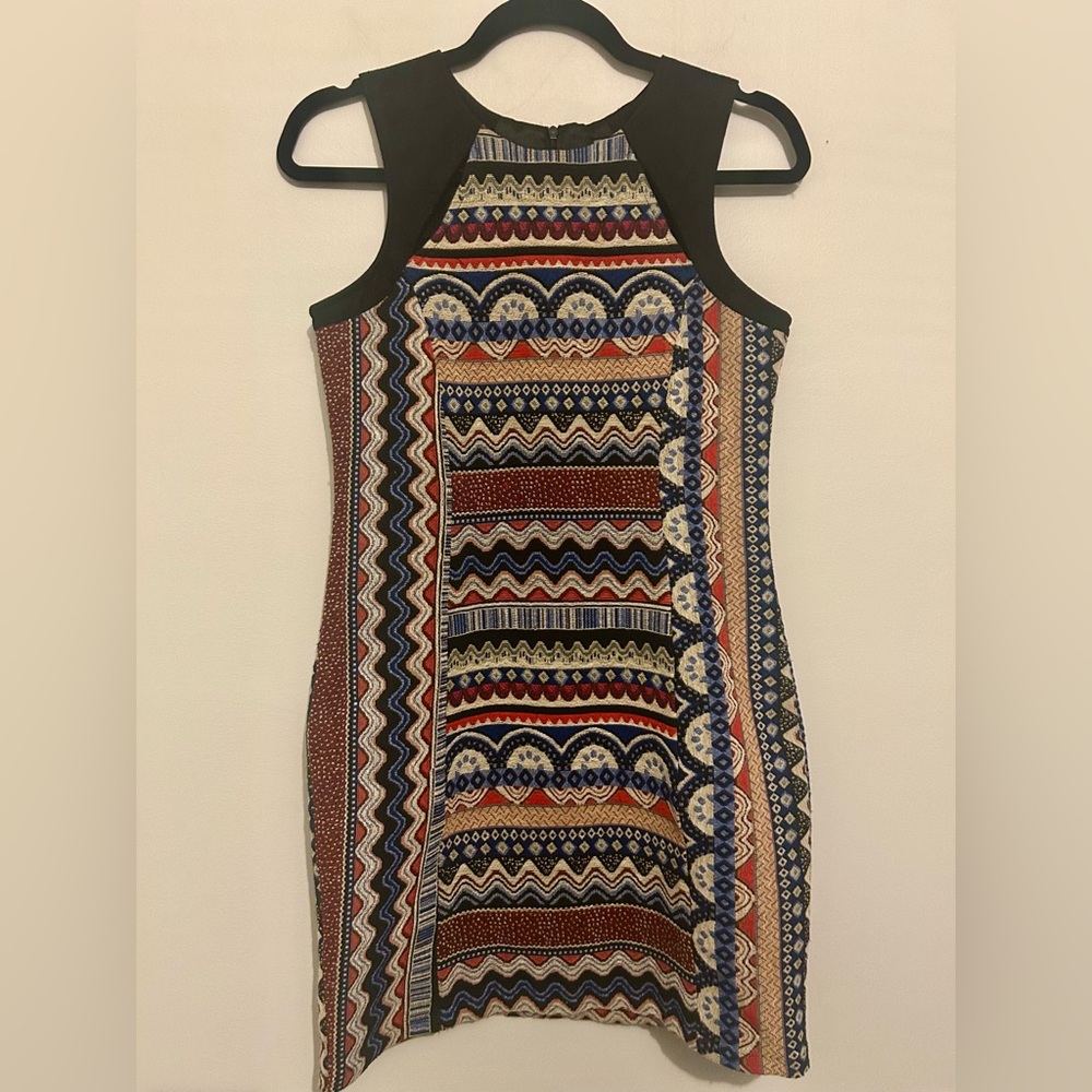 Elisa B Striped Eclectic Sheath Sleeveless Dress Sz XS Small 0 2 4